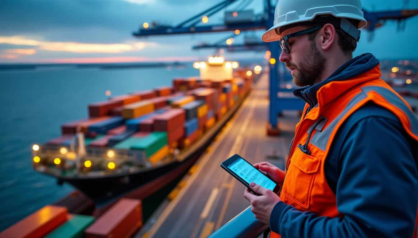 Illustration: Pourquoi le poids du porte-conteneur est crucial pour le transport maritime