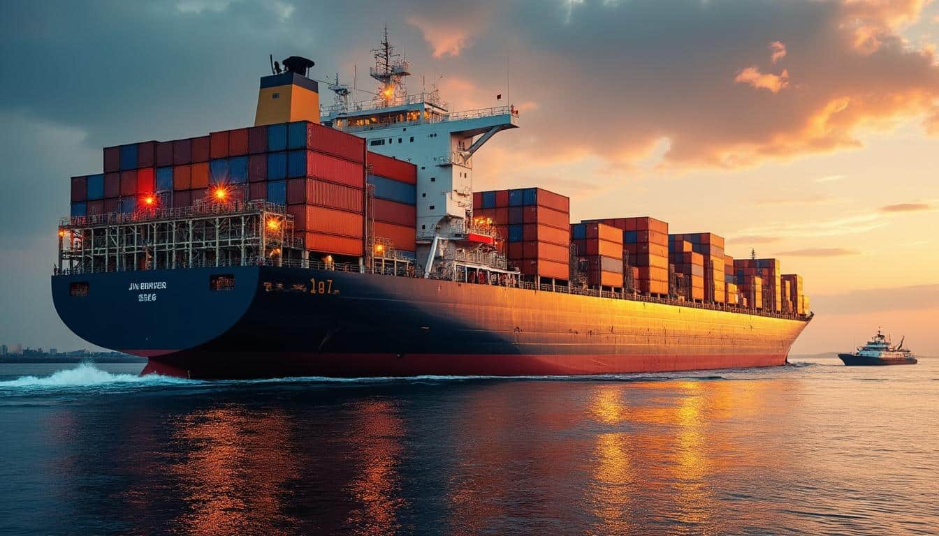 Illustration: Comprendre les caractéristiques majeures des porte conteneurs géants