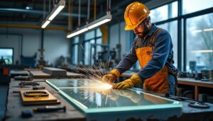 Sécurité du personnel en atelier grâce au verre de blindage