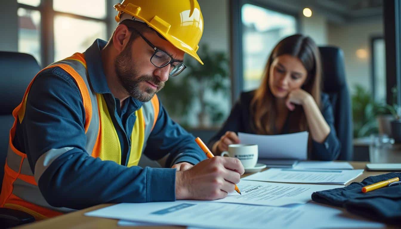 Illustration: Comment procéder pour demander ses congés payés dans le BTP en fin de contrat ?