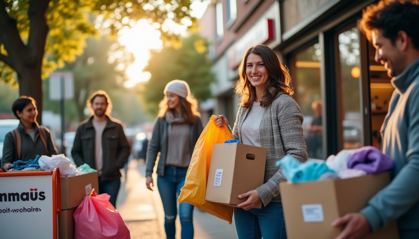 Illustration: Comment bien choisir la solution adaptée pour déposer vos vêtements chez Emmaüs