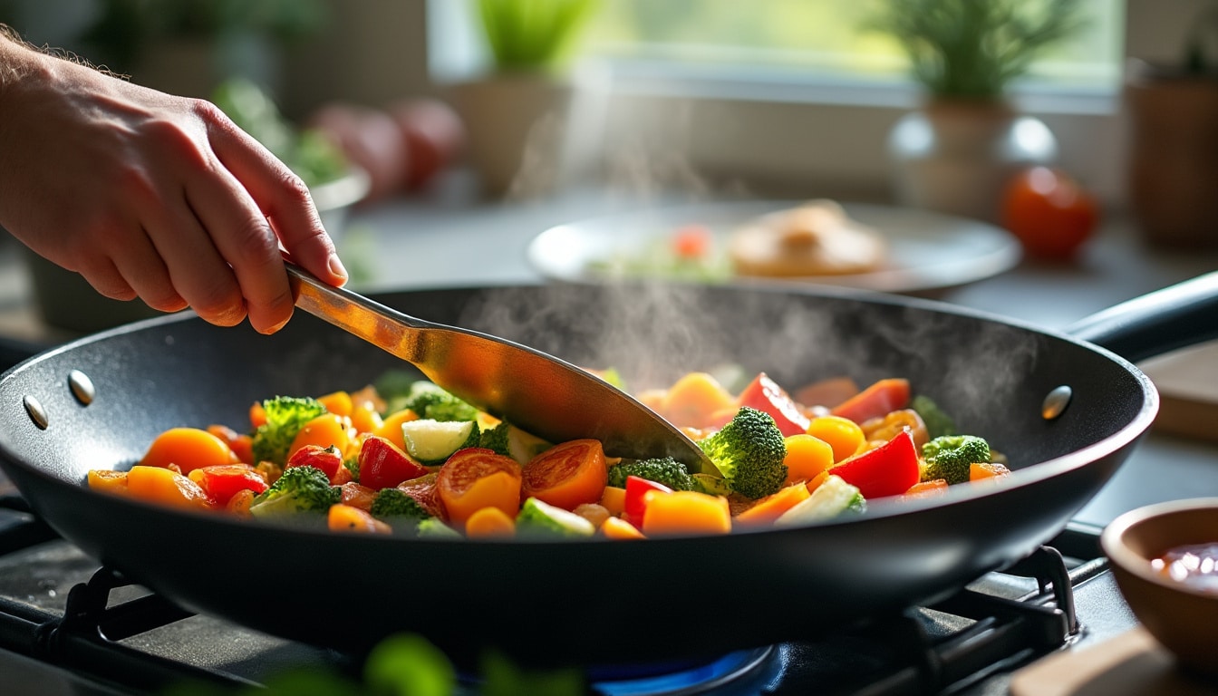 Poêle en acier inoxydable : robustesse et cuisson saine au quotidien